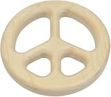 Peace Sign Shaped Maple Teether - Made in USA [並行輸入品]
