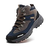 [RDGO] メンズ ハイキングシューズ トレッキングブーツ 登山靴 アウトドアシューズ 防滑 牛革 ローカット ウォーキングシューズ 防水