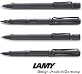 Lamy サファリ チャコール 万年筆セット(モデル17) (Nib EF)