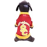 NCAA USC Trojansアスレチックメッシュ犬ジャージー(チームカラー、XS )