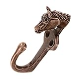 Vicenza Designs h5007 Equestre Horseフック、アンティーク銅
