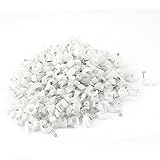 uxcell　クリップ　ハサミ　ネイルケーブル　ホワイト　プラスチック　350個