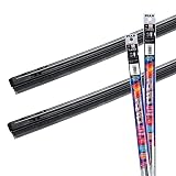 PIAA(ピア) ワイパー替えゴム車種専用セット 【スーパーグラファイト】 天然ゴム仕様 2本入 (425mm + 375mm) ホンダ アクティ バモス バモスホビオ/三菱 ミニキャブ ブラボー 他 AMRRG040