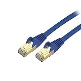 StarTech.com カテゴリ6A対応LANケーブル 3m ツメ折れ防止カバー付き Cat6A STPケーブル 10ギガビット対応 ブルー C6ASPAT10BL