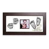 Moms Present 赤ちゃんの手と足 WALNUT FRAMEで3DプリントDIYキットをキャスティング(PW-8-Elephant-Hug) [並行輸入品]