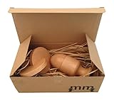 Wooden Montessori Baby Set with Egg and Cup and Interlocking Discs by Maria and Me [並行輸入品]