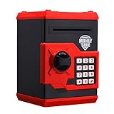 レッドメタルPiggy Money電話ブースKidsコイン保存ポットボックスマネー保存ボックス – All U Need