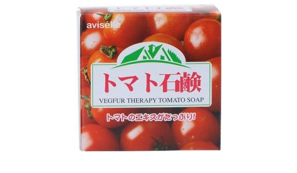 Amazon アビジェル ベジフルセラピー トマト石鹸 アビジェル 洗顔せっけん 通販