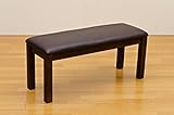 ダイニング イス ベンチ 場所を選ばない快適ベンチ 人気商品 ダイニングベンチ 96x35.5cm ダークブラウン