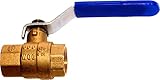 Aviditi 11002 Full Port Ball Valve with Threaded Ends, 1/2-Inch, 4-Pack [並行輸入品]