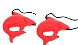 MyBoo Autism/Sensory/Teething Chewable Shark Pendant - 2 Pack, Red by MyBoo
