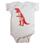 Happy family服ユニセックスベビーThe Big Bang Theory T - Rexベビーボディスーツ カラー: ホワイト