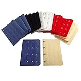 Bestgle 20ピース ブラジャー延長ホック リラックスフック ブラジャー延長フック 5色 ブラエクステンダー　ブラ延長フック