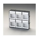 エスコ 303x106x253mm/3列2段マルチストｰル EA957FM-6