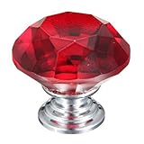ハンドル – TOOGOO ( R )ドアハンドルクリスタルノブキャビネット引き出し家具クローゼットキャビネット30 mmノブ – ワインレッド