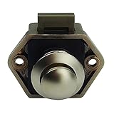 RV/キャラバン/ボート/モーターホーム/戸棚ミニプッシュノブ用プラスチックプッシュロック直径20mm