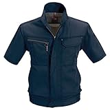 BURTLE バートル 半袖ブルゾン(春夏用) 6062 ネイビー 3Lサイズ