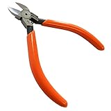 フジ矢 プラスチックニッパ(バネ付・小型タイプ) 110mm 刃部鏡面仕上げで切れ味抜群 MP5-110