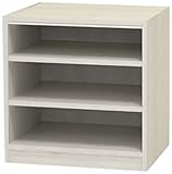 白井産業(SHIRAI) タナリオ オーダーラック 高さ60cm 幅60cm 奥行44cm ホワイトオーク 棚強度T TNL-EM6060FTF2WH0