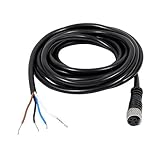 DealMux M8 2m Female Straight 4 Pin Connector Aviation Socket Electrical Cable
