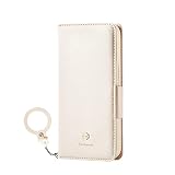 エレコム iPhone 13 / iPhone 14 2眼 レザーケース 手帳型 Enchante＇e 磁石付き リング付き ネイビー PM-A21BPLFJM2NV