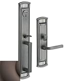 Baldwin 6999。リッチランド貸しLeft Hand Single円柱ほぞ穴Handlesetトリムセット、 6999112LENT