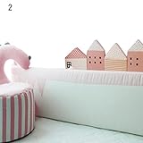 ハートスピーカーKidsホーム赤ちゃん壁安全保護バーSleepingマット子供ベッドCribフェンス One Size ピンク K5N24VBX19JT0759178B6