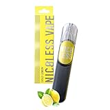 NICOLESS VAPE GOLD LEMON ニコレス ベイプ ゴールドレモン 選べるフレーバー 使い切り ニコチンゼロ タールゼロ 電子タバコ GOLD LEMON 1本
