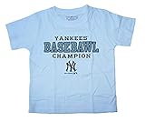 ニューヨーク・ヤンキースbasebawl Champion乳児幼児サイズ4t半袖シャツ – 子供用ホワイト