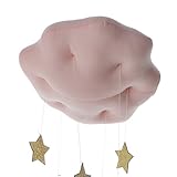 Lovoski 3D　クラウド　クロス　ウォール　トップ　吊り　装飾　ホーム　インテリア　ピンク