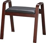 不二貿易 椅子 肘 付 ダーク ブラウン ブラック 10582