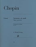 ショパン: ノクターン(遺作) 嬰ハ短調(レント・コン・グラン・エスプレシオーネ)/ヘンレ社/原典版
