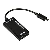 Homefunny Micro USB TO HDMI アダプタ ビデオや画像など出力テレビ モニタ プロジェクタプレー
