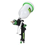PowRyte 500029 Elite 20 Oz Composite HVLP Gravity Feed Air Spray Gun - 1.4mm Nozzle [並行輸入品]