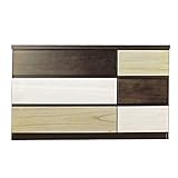 120LC ジューク (ブラウン) 13/1 チェスト ローチェスト 収納チェスト 木製チェスト3段 aaaa02410 タンス たんす 箪笥 幅120cm 収納家具 リビング収納 収納ボックス 収納ラック 収納box 木製 送料無料ジュー