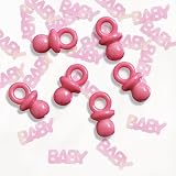 Baby Party Confetti Plus - Pink Baby Pacifier by Creative Party