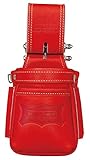 ニックス チェーン式最高級硬式グローブ革小物腰袋(レッド) KGR-201VADX