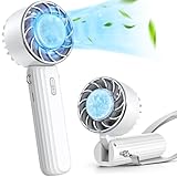 【2024新登場・冷却プレート】Lamicall ハンディファン 冷却プレート搭載 : 折り畳み 携帯扇風機 手持ち 扇風機 ミニ扇風機 ペ