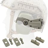 タクティカルヘルメット ARCレールアダプター タクティカル電子シューティングイヤーマフ用 Howard Leight Impact Sport製品モデル R - 01526ヘッドフォン(DE)に対応