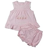 《H29年春物》(日本製) Pample Mousse(パンプルムース) キラメキタック天竺さくらんぼ刺繍付ミルキースーツ 70cm /PK NO.DP-71403