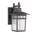 Chloe Lighting CH22010RB12-OD1 'Maxwall' Transitional 1-Light Rubbed Bronze Outdoor Wall Sconce 12' 