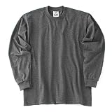 [プロ クラブ] ロンT 無地 長袖 HEAVY WEIGHT L S TEE (114)[並行輸入品] (L, チャコール)