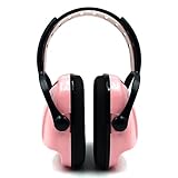 TOENNESEN 調整可能なプロテクターノイズリダクションイヤーマフ - スポーツ産業銃器狩猟の睡眠のための保護イヤーマフ耳のディフェンダーを聴覚 (ピンク)