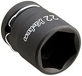 山下工業研究所(Ko-ken) インパクトソケット 6角 14401M-22 差込角:12.7×22×全長:38mm 薄肉