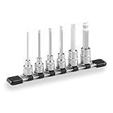 トネ(TONE) ボールポイントヘキサゴンソケットセット(ホルダー付) HBH306 差込角9.5mm(3/8") 内容6点