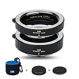 JJC キヤノン rf 用 接写リング デジタル接写リングセット エクステンションチューブ Canon EOS R6 V R6 Mark III R1 R5 Mark II R100 R8 R50 R6II R7 R10 R5C R3 R5 R6 R RP Ra カメラ対応 11mm+16mmセット ボディキャップとリアレンズキャップ 付属