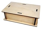 pedal-size DIY Woodenボックスエンクロージャキット – 4 " x 6 " x 2 " – Easy to Assemble 。
