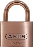 ABUS 55MB/50 B KA 2-Inch All Weather Solid Brass Keyed Alike Padlock with Brass Shackle [並行輸入品]