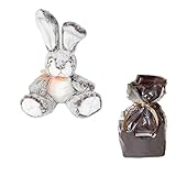 メモリアルギフト アニマル ウサギ ミンクプラッシュ ぬいぐるみ モカ 通常大人ラッピング