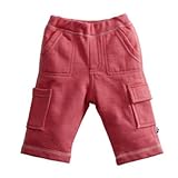 Babysoy赤ちゃん快適な基本的なフリースカーゴパンツ カラー: ブラウン